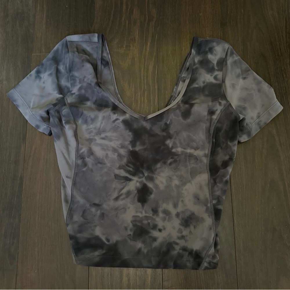 Lululemon Align Diamond Dye Pitch Grey Graphite Grey size 4